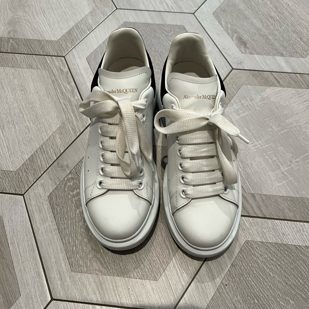 Alexander McQueen oversized white sneakers